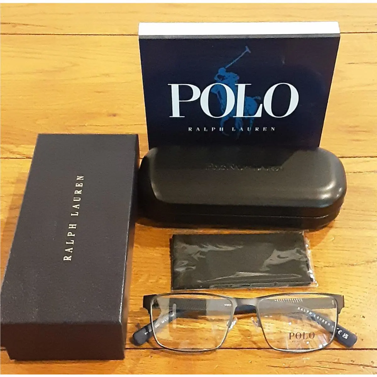 Polo Ralph Lauren Oph 1215 Eyeglass 9307 Dark Gunmetal Frames 56/17/150 Optical