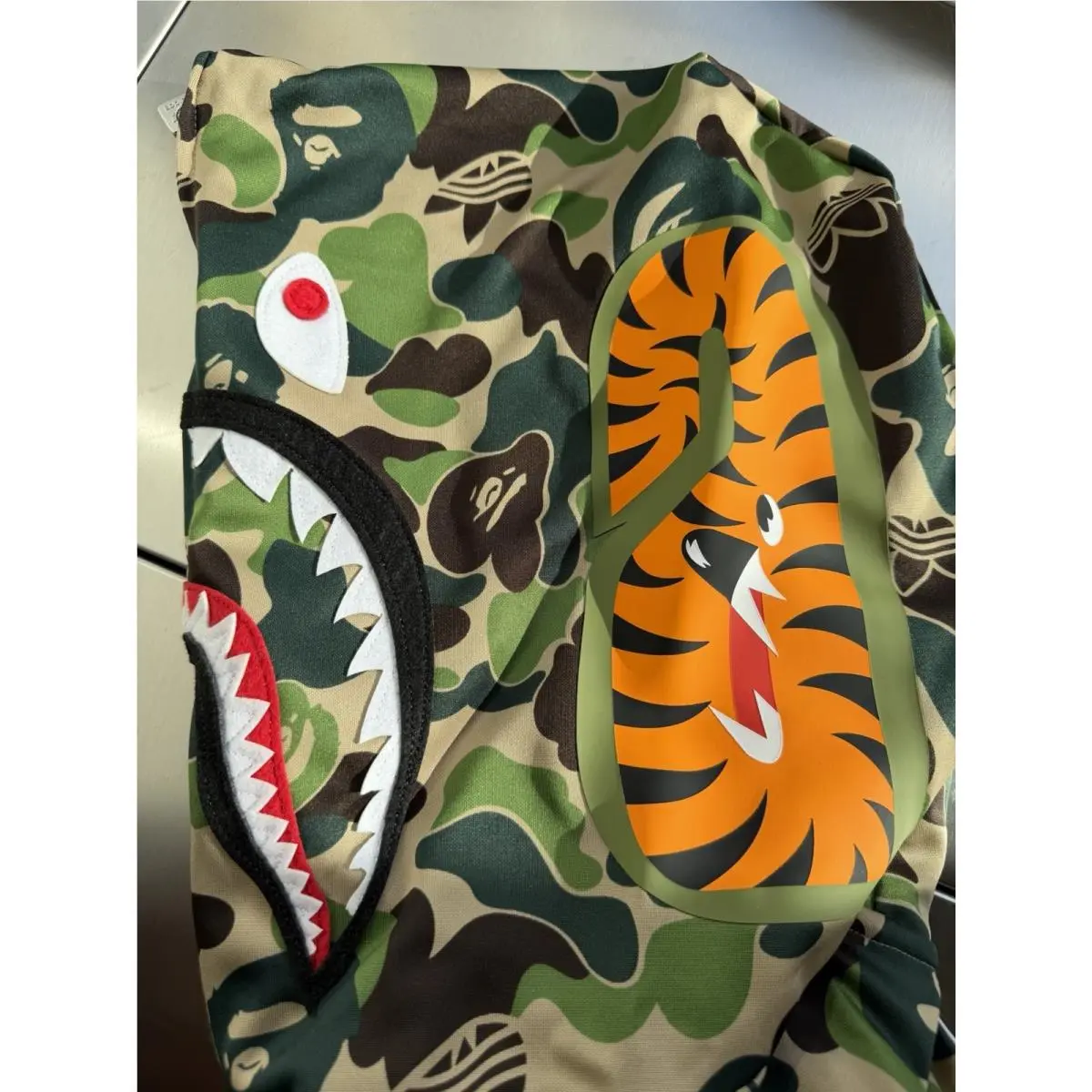 Adidas clothing - adidas SHARK TRACK HOODIE BAPE JACKET - KF4196 - Green 4