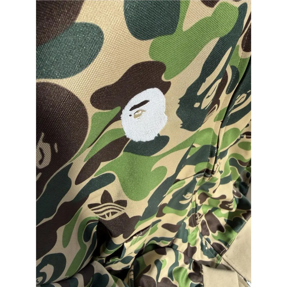 Adidas clothing - adidas SHARK TRACK HOODIE BAPE JACKET - KF4196 - Green 7