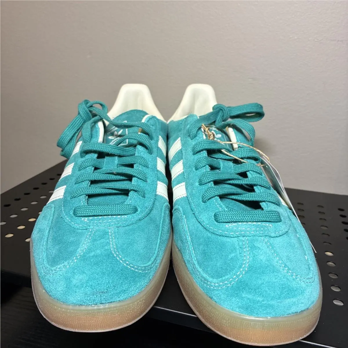 Adidas shoes - Gazelle Indoor - Gazelle Indoor - JQ8391 - Pure Teal / Off White / Gold Metallic 1