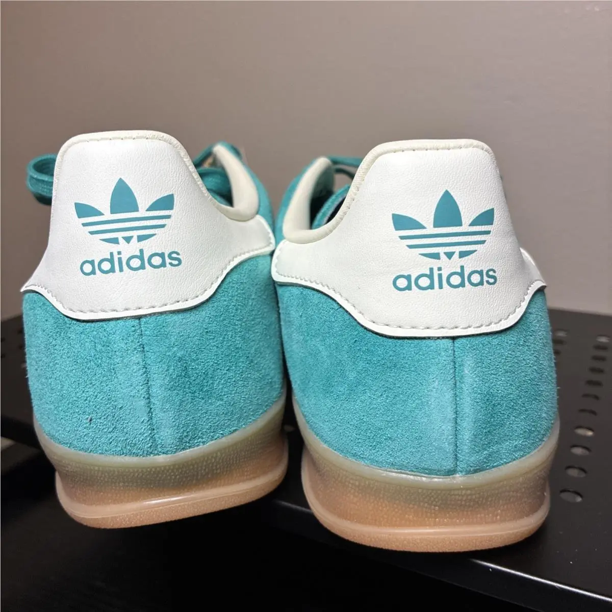 Adidas shoes - Gazelle Indoor - Gazelle Indoor - JQ8391 - Pure Teal / Off White / Gold Metallic 5