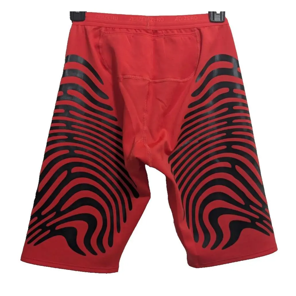 Adidas clothing - adidas Adizero Control Running Short Tights - IX8977 - Red & Black 8