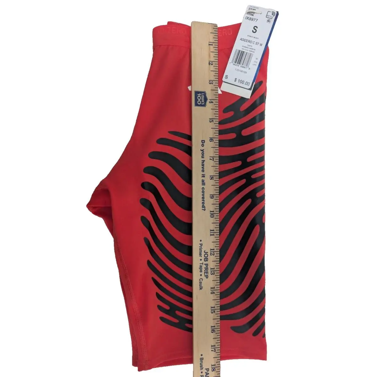 Adidas clothing - adidas Adizero Control Running Short Tights - IX8977 - Red & Black 14