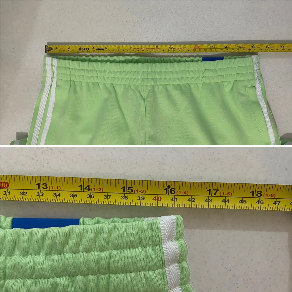 Adidas clothing - Semi Green Spark White 9