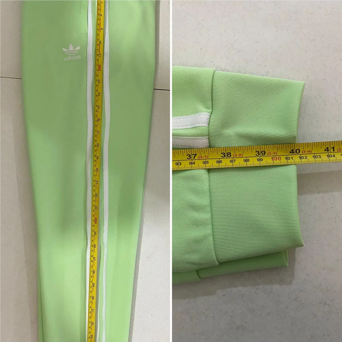 Adidas clothing - Semi Green Spark White 10