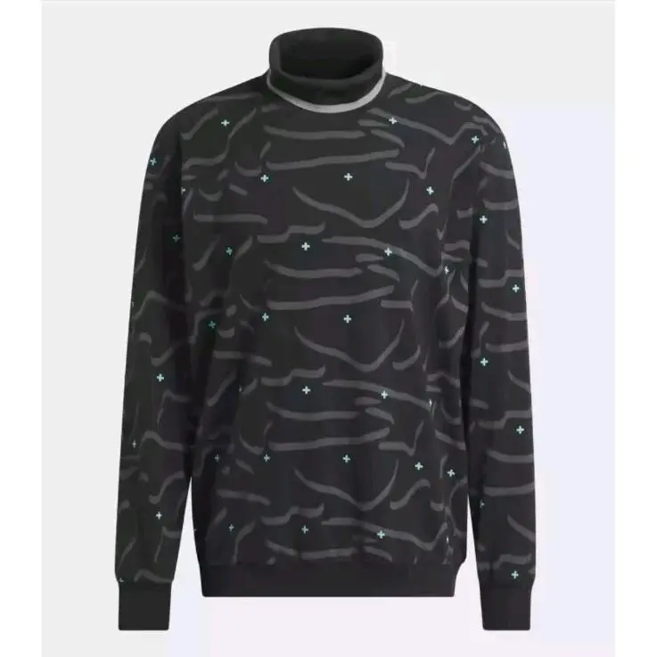 XL Adidas Men`s Adicross Long Sleeve Turtleneck Golf Polo Shirt