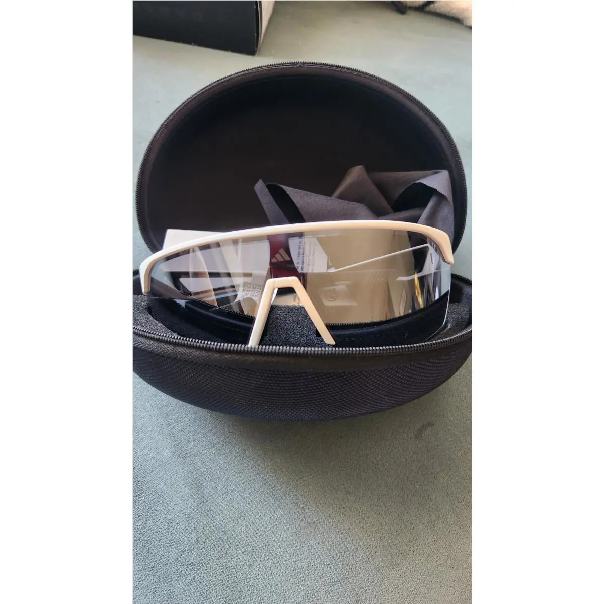 Adidas Sport Adidas Anemos SP0103 Sunglasses Sun Glasses 21C White