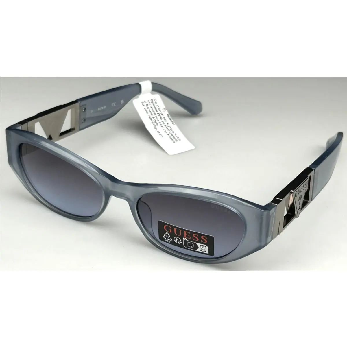 Guess GO00087 84B Women`s 54mm Blue Frame Gray Lens Designer Sunglasses