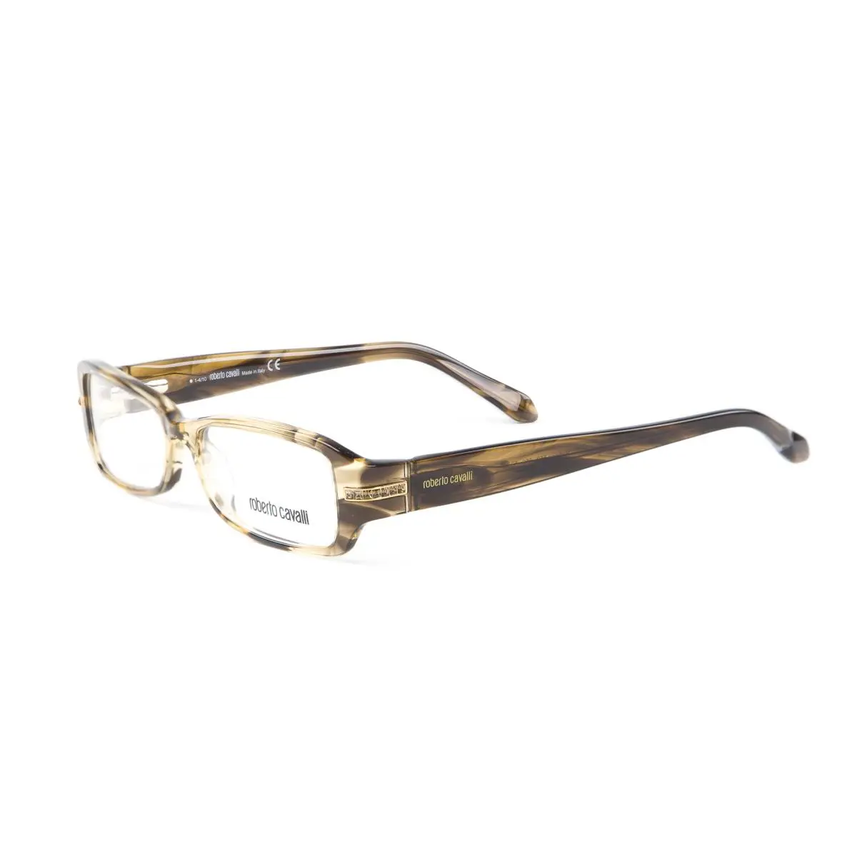Verbena 559 Eyeglass Frames 52mm 050-Grey Horn by Roberto Cavalli