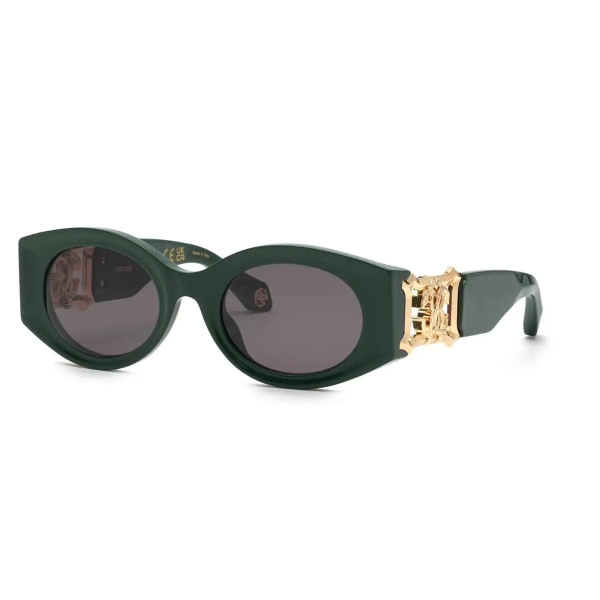 Roberto Cavalli SRC064M 0D80 Green Grey Sunglasses