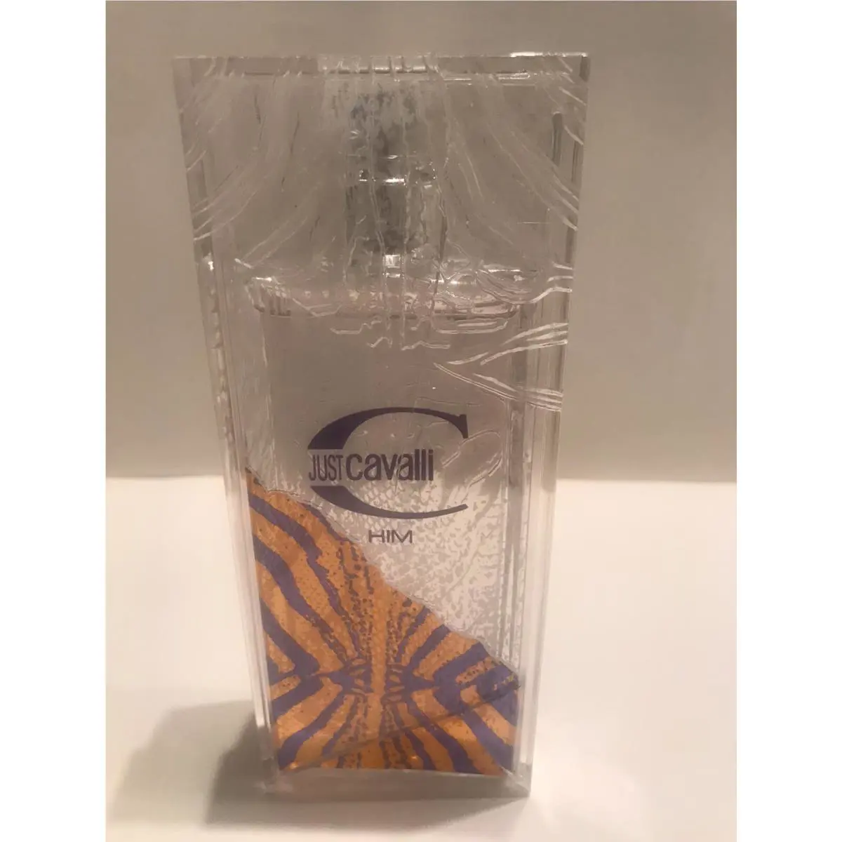 Roberto Cavalli Just Cavalli Him 2 Oz Edt Spray Bottle Slightly Damaged