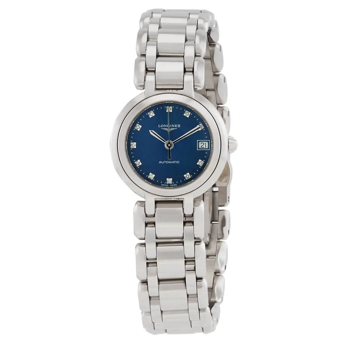 Longines Prima Luna Automatic Diamond Ladies Watch L8.111.4.98.6