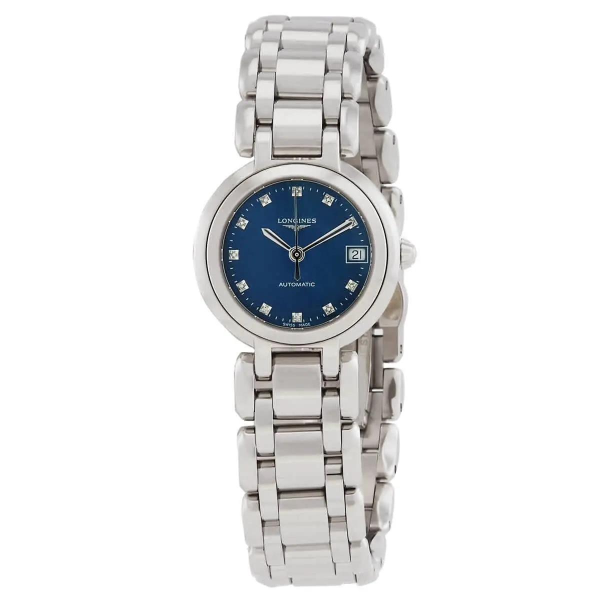 Longines Prima Luna Automatic Diamond Ladies Watch L8.111.4.98.6