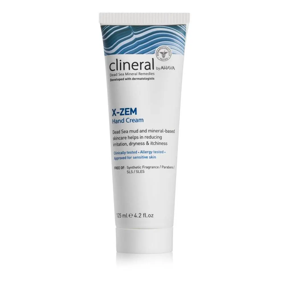 Ahava Clineral X-zem Hand Cream - Relieves Discomfort From Dermatitis