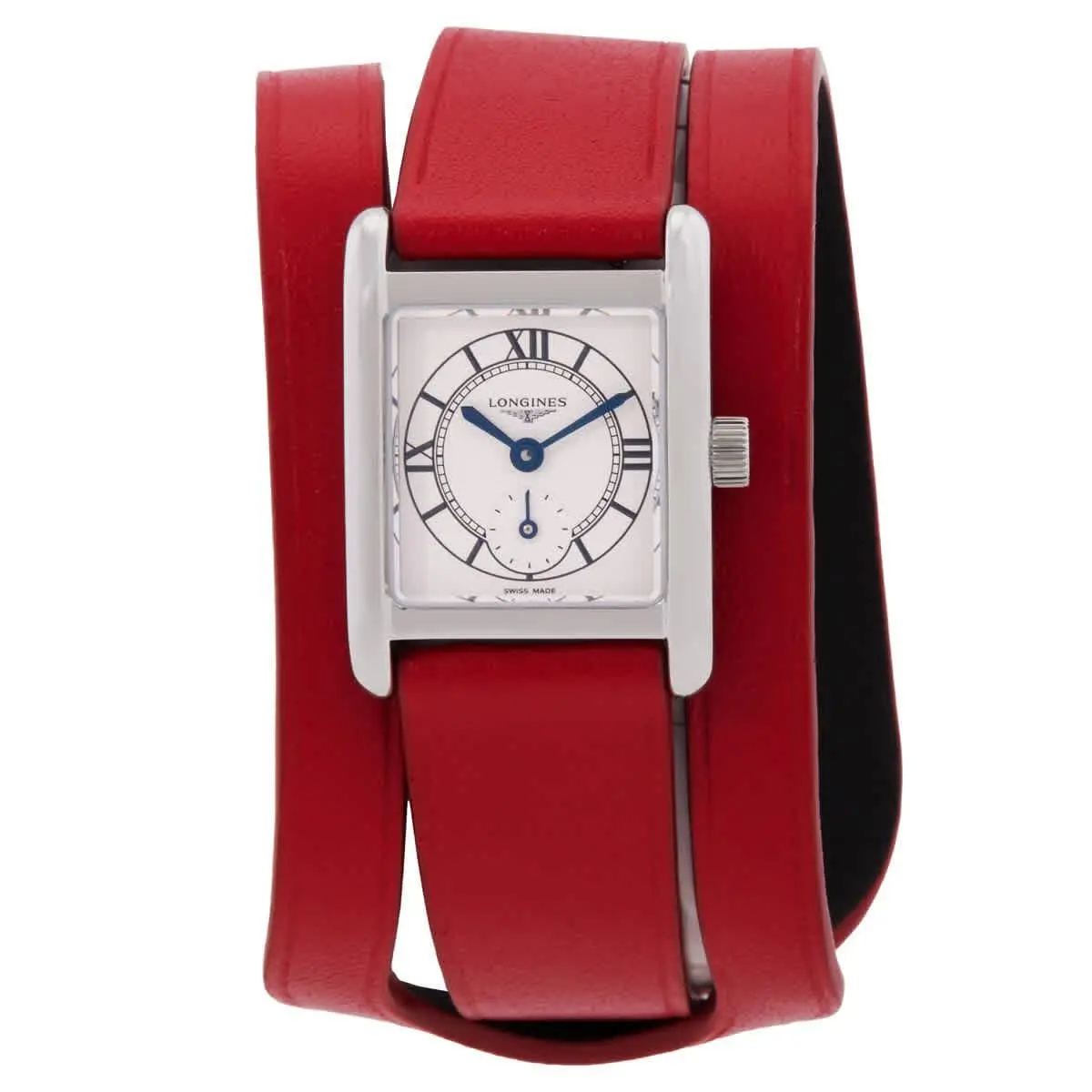 Mini Dolcevita Quartz Silver Dial Ladies Watch L5.200.4.75.0 by Longines