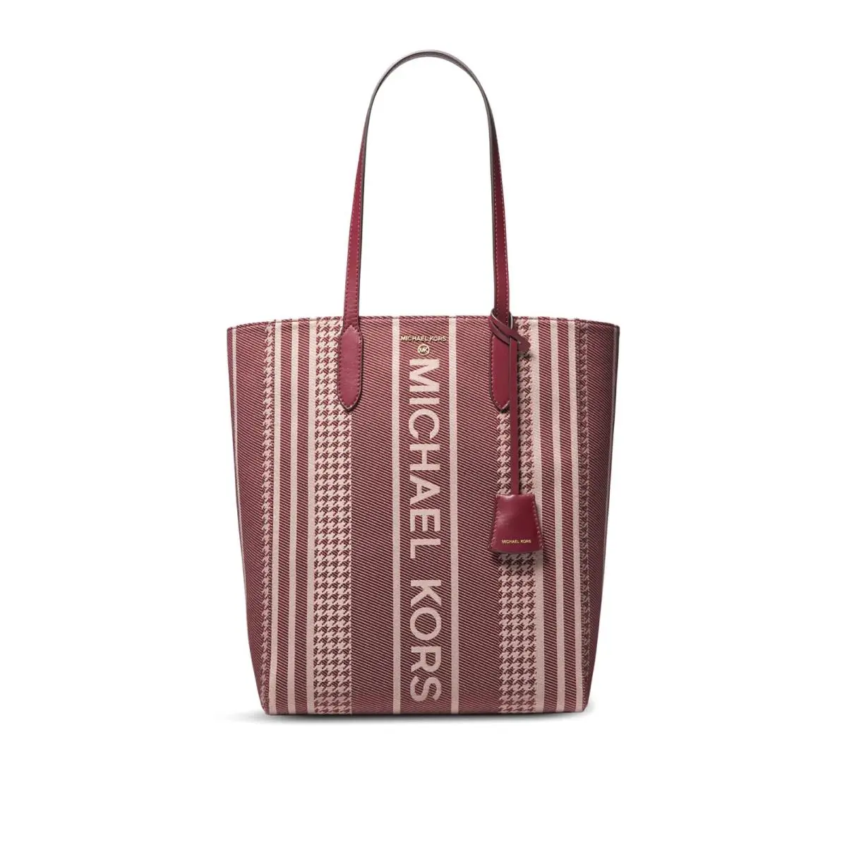 Michael Kors Sinclair Large Shopper Tote Bag Dark Berry Multi 30F1G5ST9J - Hardware: Gold, Exterior: Dark Berry Multi