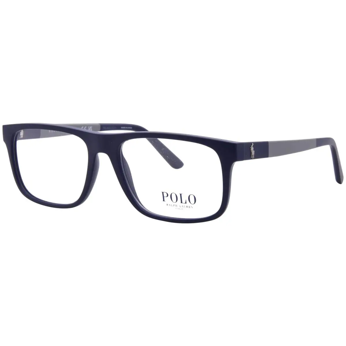 Polo Ralph Lauren PH2218 5528 Eyeglasses Men`s Matte Navy Blue Full Rim 56mm