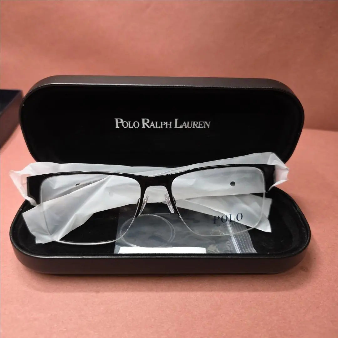 Polo Ralph Lauren PH1157 9223 Rectangular Black Eyeglasses with Case