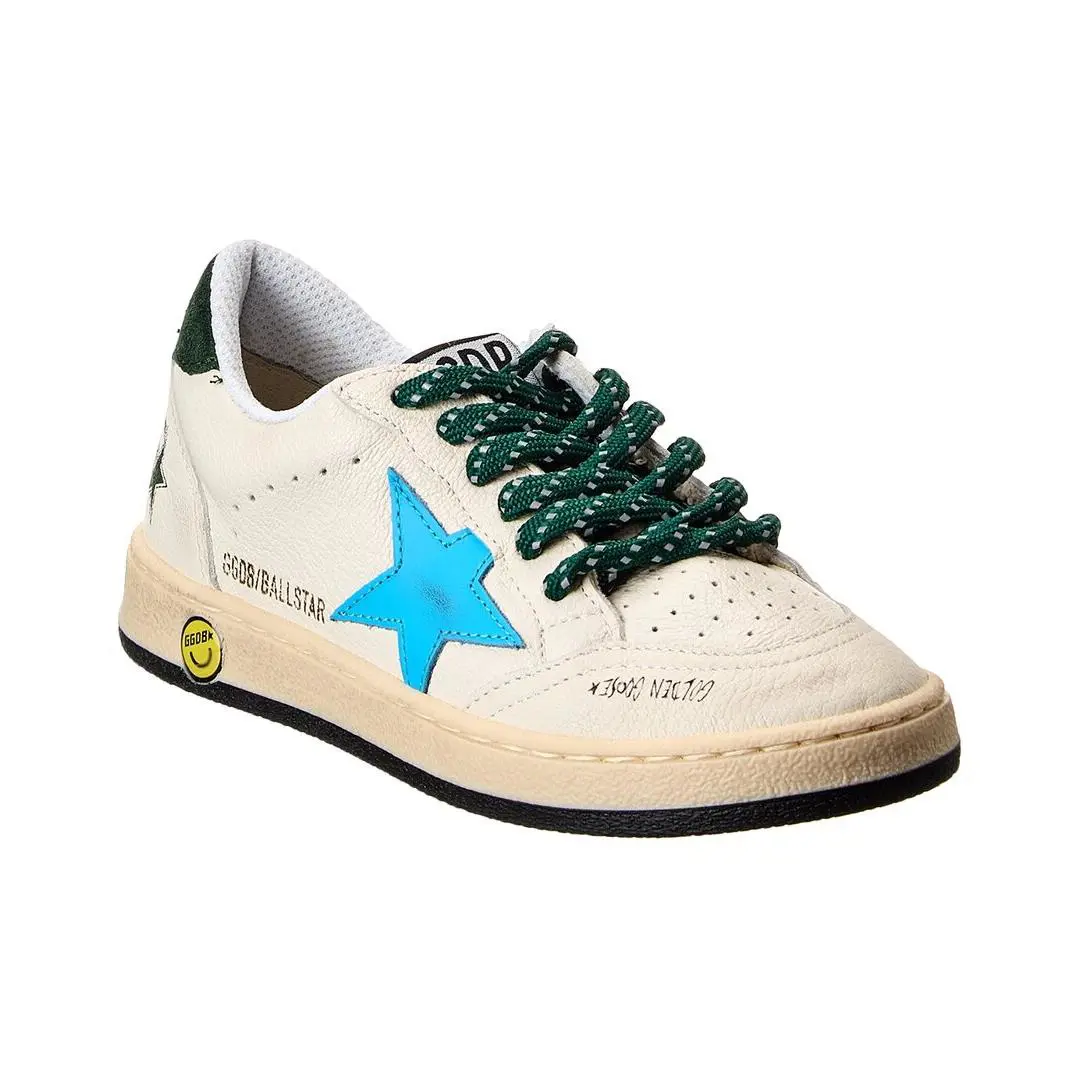Golden Goose Ball Star Leather Sneaker - Purple