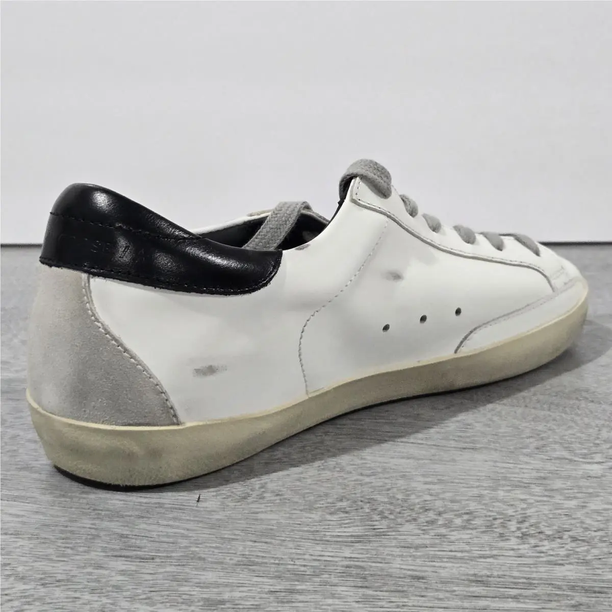 Golden Goose shoes - Golden Goose Superstar Classic with Spur - White (UPC: 8050235007840) 12