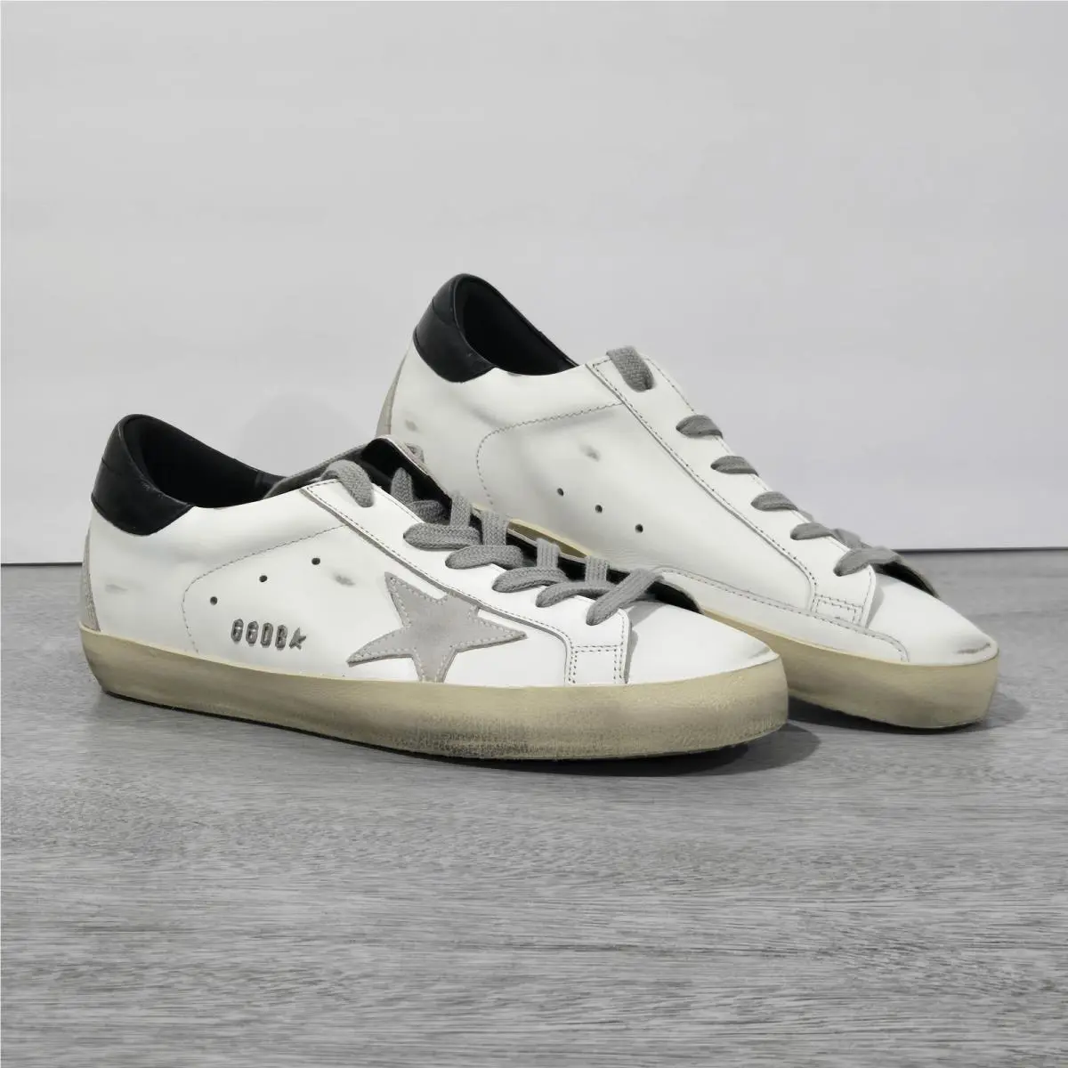 Golden Goose shoes - Golden Goose Superstar Classic with Spur - White (UPC: 8050235007840) 0