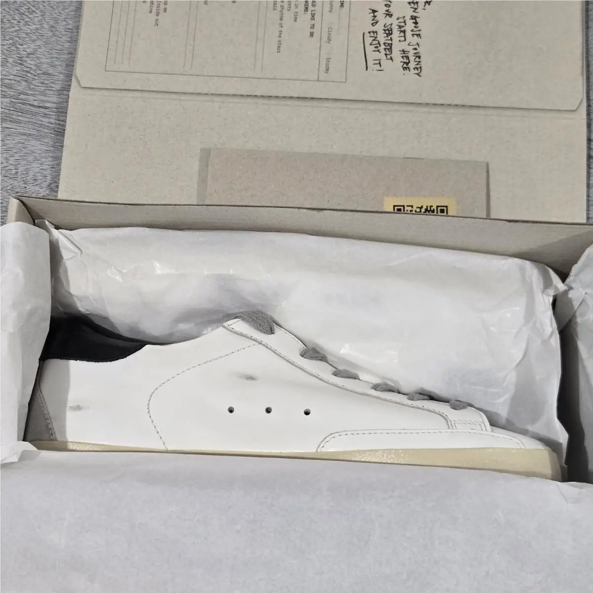 Golden Goose shoes - Golden Goose Superstar Classic with Spur - White (UPC: 8050235007840) 19