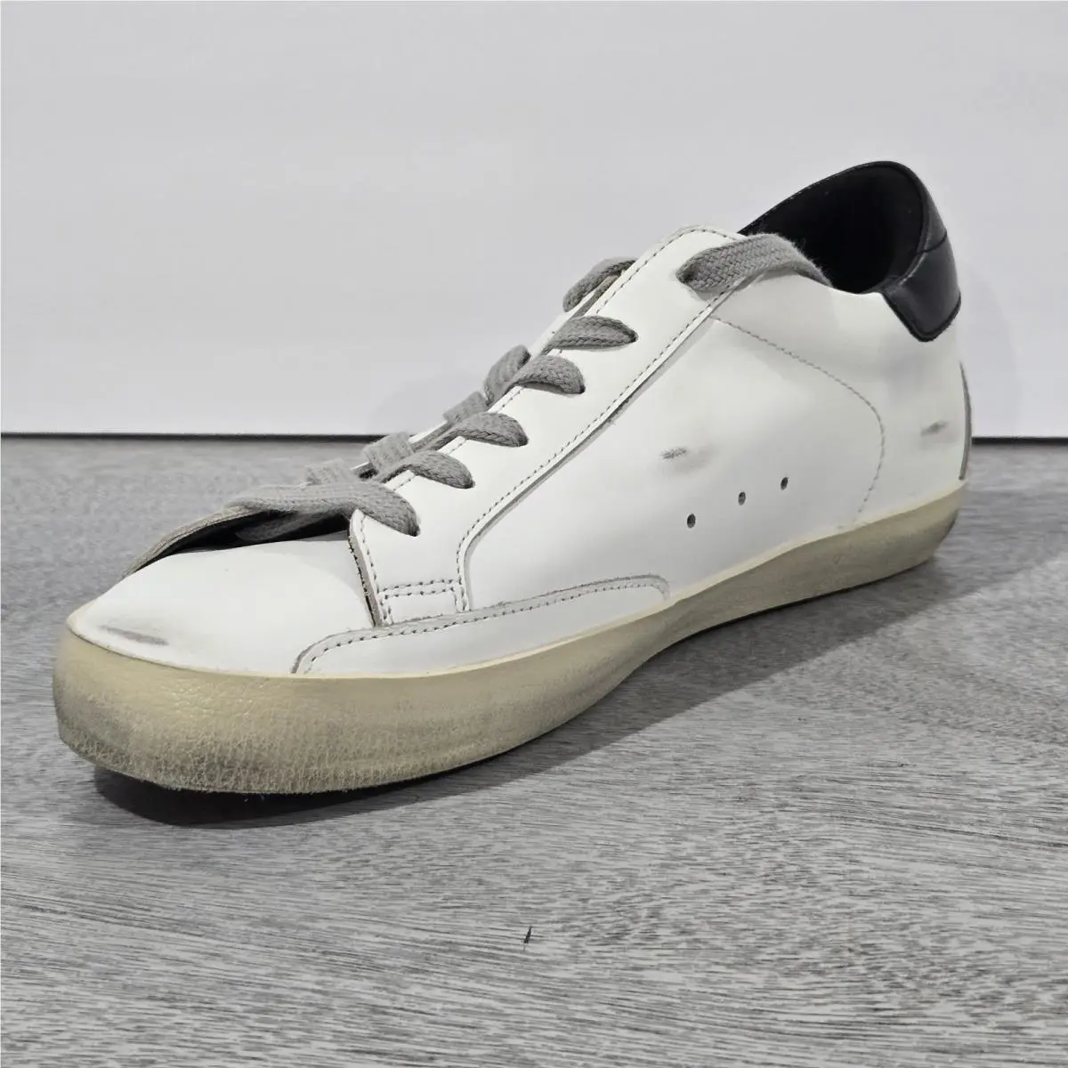 Golden Goose shoes - Golden Goose Superstar Classic with Spur - White (UPC: 8050235007840) 3