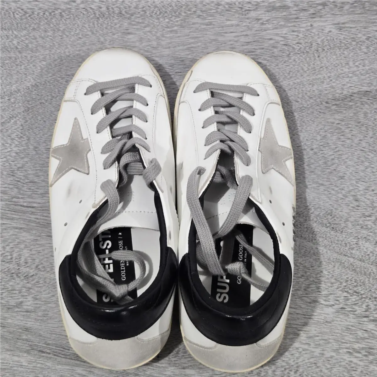 Golden Goose shoes - Golden Goose Superstar Classic with Spur - White (UPC: 8050235007840) 17