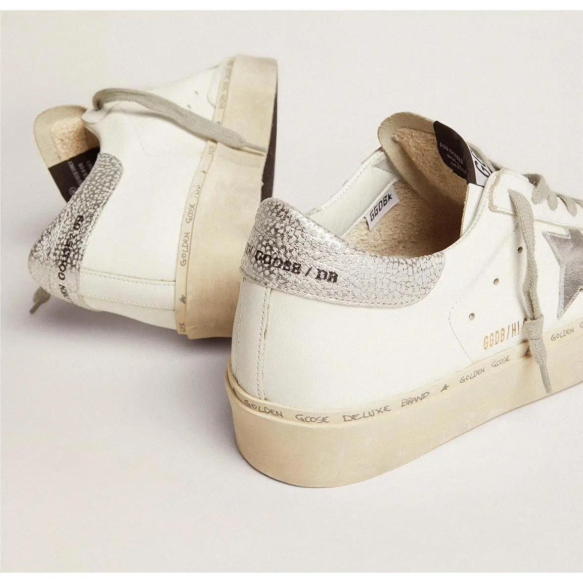Golden Goose shoes - Golden Goose Hi Star - Star - GWF00118F00032980185 - White (UPC: 8050235432994) 2