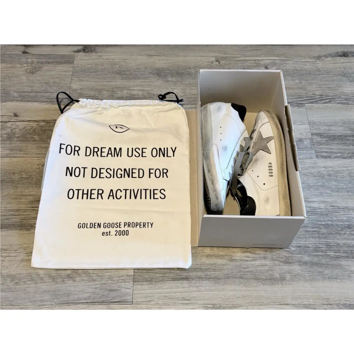 Golden Goose shoes - Golden Goose Superstar - Superstar - GCOWS590W55 - White / Black / Cream / Metallic 10