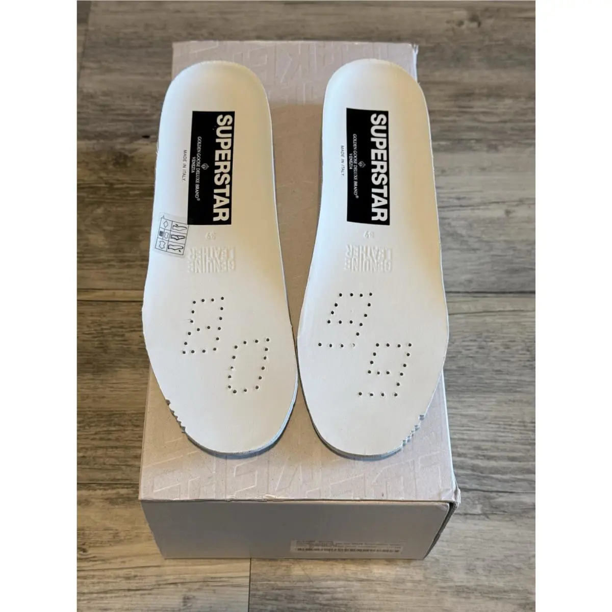 Golden Goose shoes - Golden Goose Superstar - Superstar - GCOWS590W55 - White / Black / Cream / Metallic 4