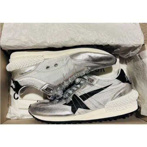 Golden Goose shoes - Marathon - Marathon - Silver / Black 5