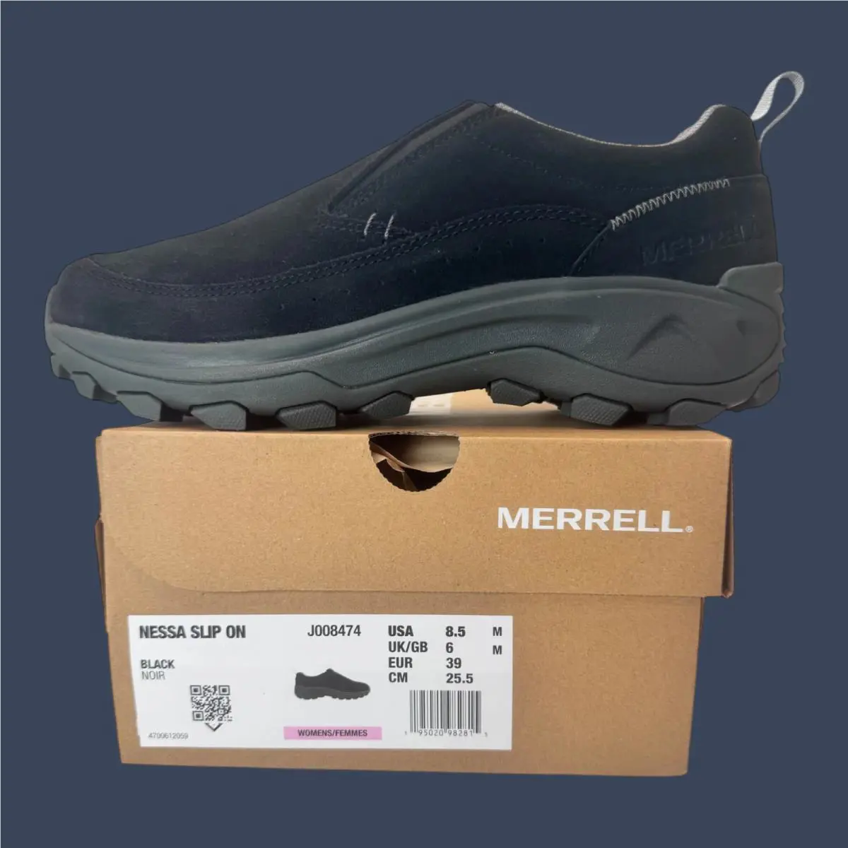 Merrell shoes - Merrell Nessa Slip-On Black – J008474 4