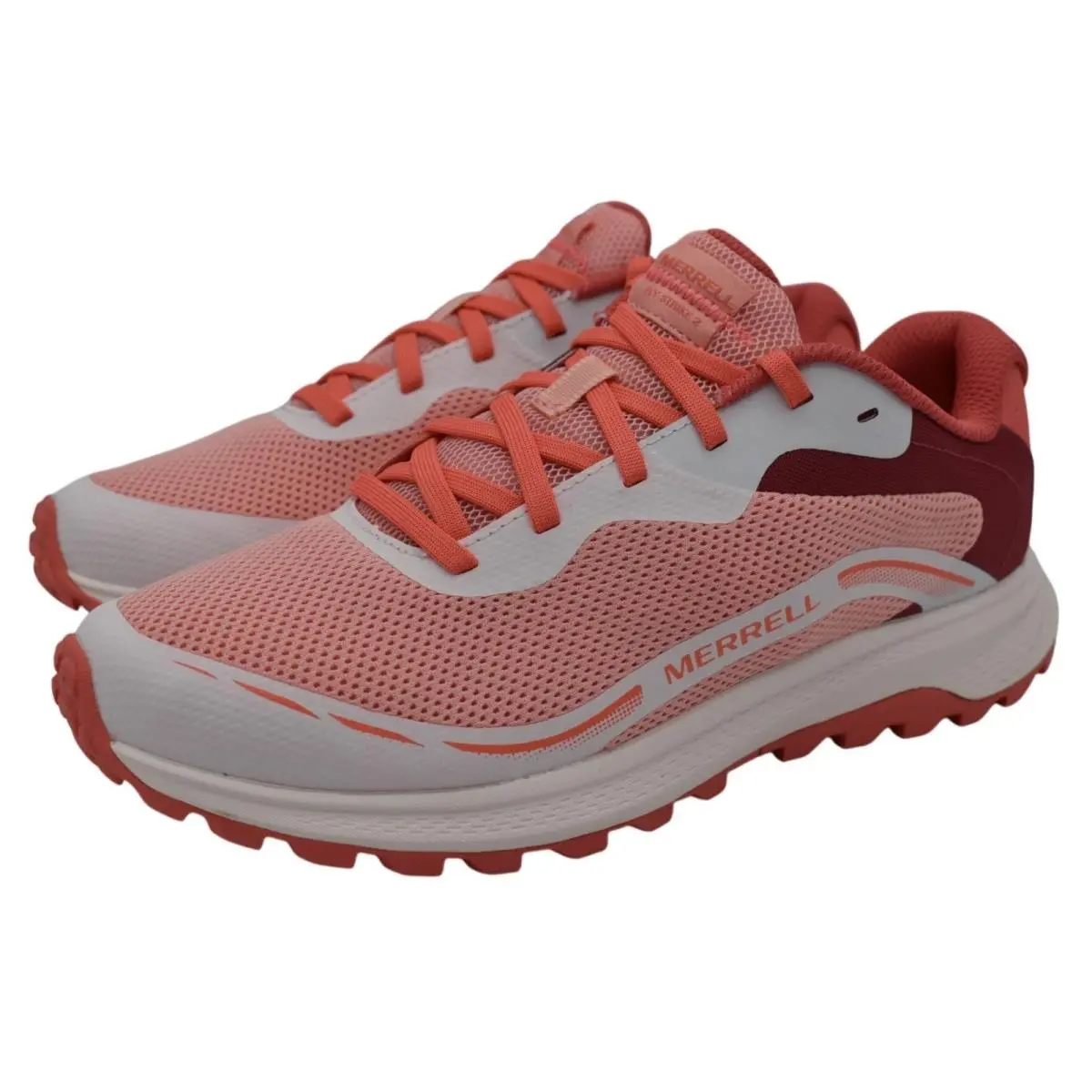 Merrell Womens Size 9.5 Fly Strike 2 Soft Coral Trail Running Shoes Sneakers