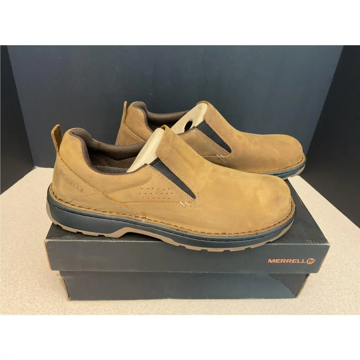 Mens Merrell World Legend 2 Moc Leather “earth” Shoes. Size 9.5M. Nice