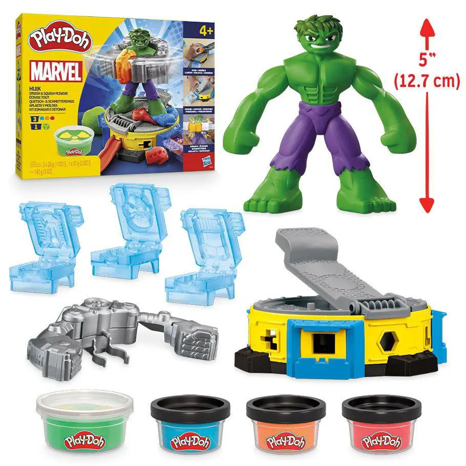 Hasbro Play Doh Marvel Jumbo Hulk Smash Playset Action Figure