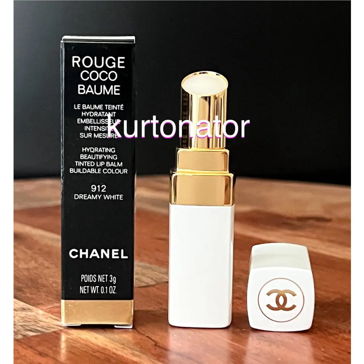 Chanel Rouge Coco 912 Dreamy White Lip Balm 0.1 oz