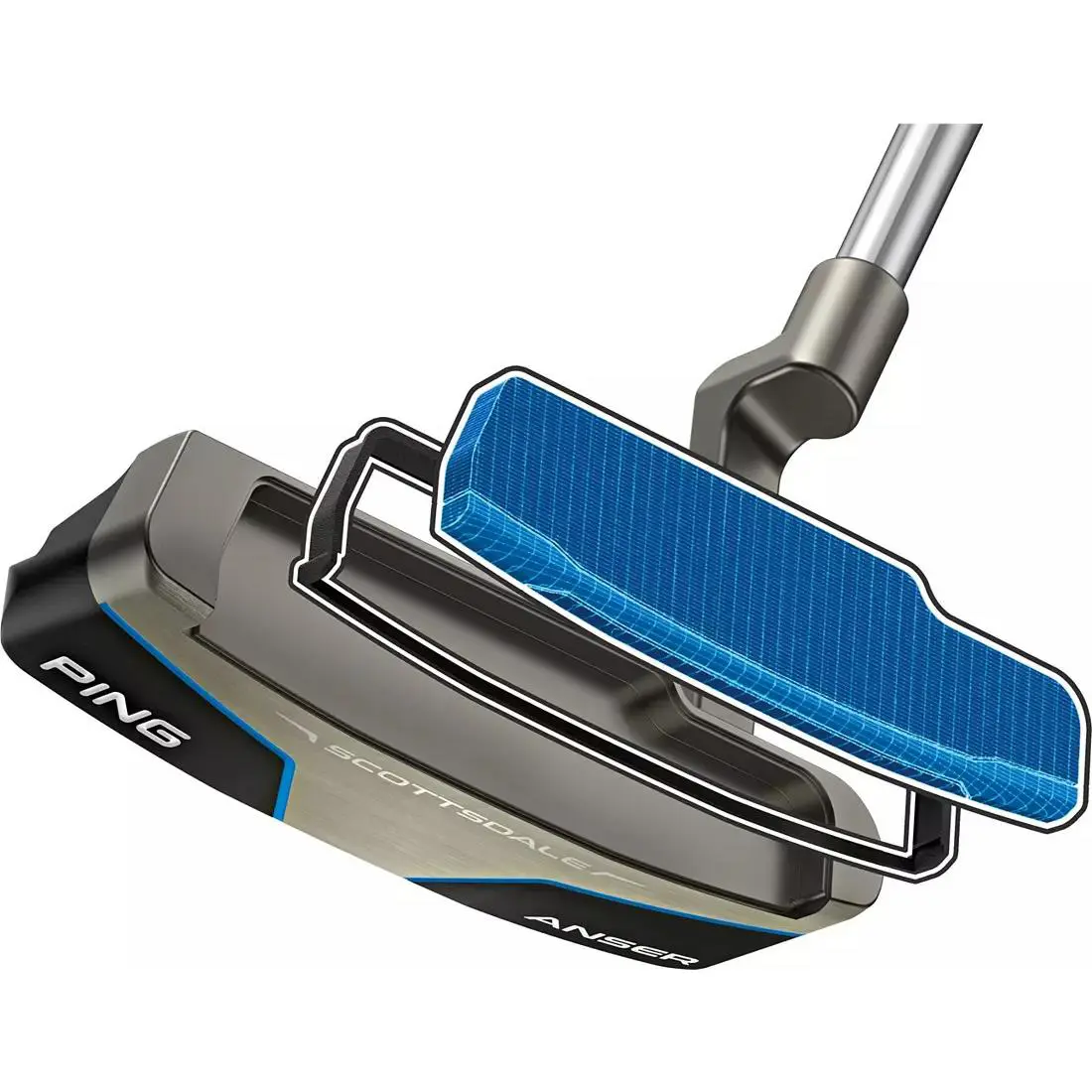 Ping  - PING 2025 Scottsdale Anser - Scottsdale Anser - Black, Lie Angle: Black 2