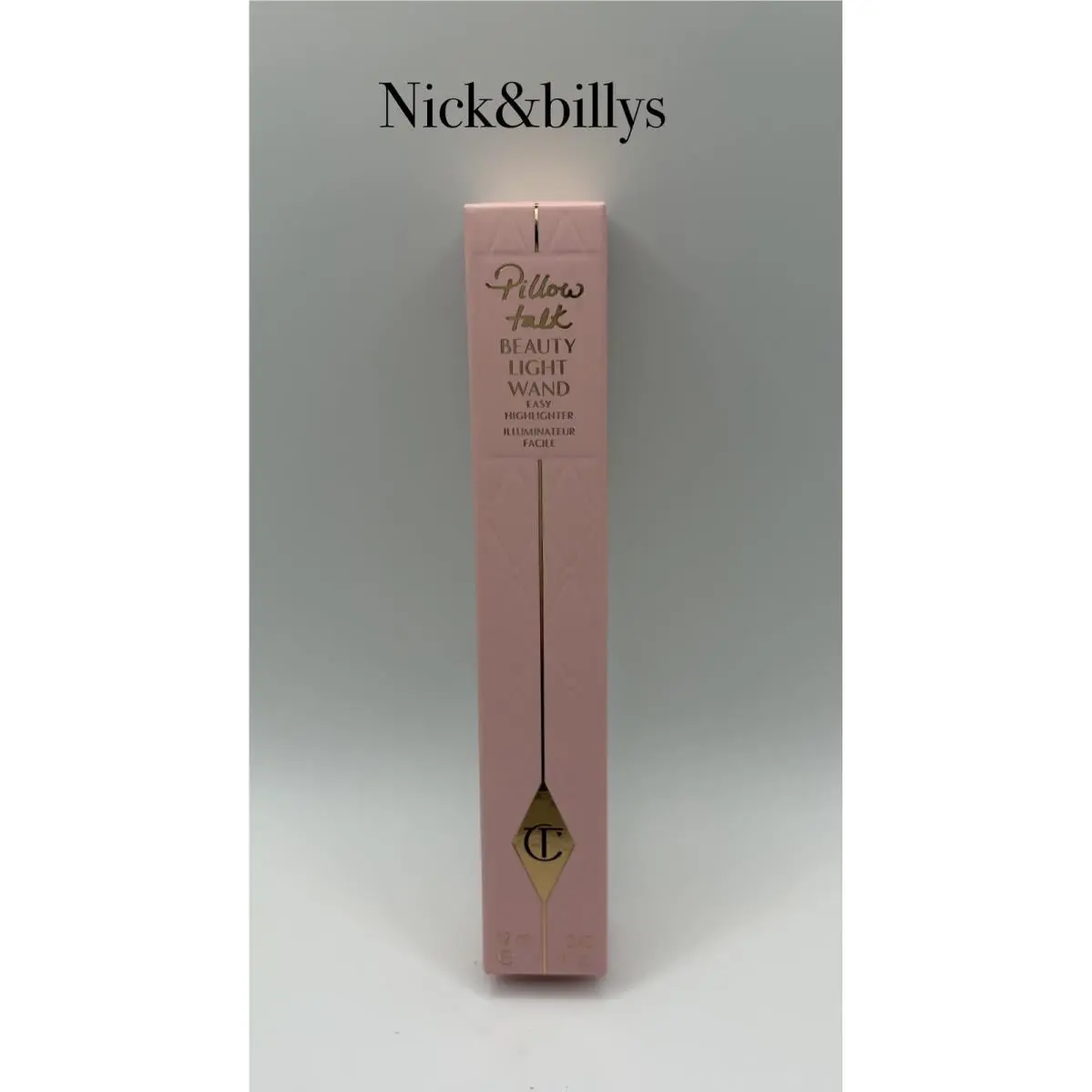 Charlotte Tilbury Beauty Light Wand Highlighter Pillow Talk Full SZ 12ml