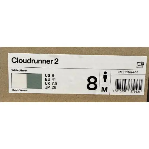 On-Running shoes - Cloudrunner 2 - Cloudrunner - 3ME10144433 - White | Green 0