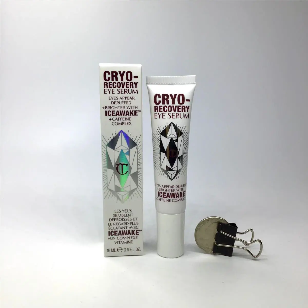 Charlotte Tilbury Cryo Recovery Depuffing Brightening Eye Serum 0.5oz / 15ml