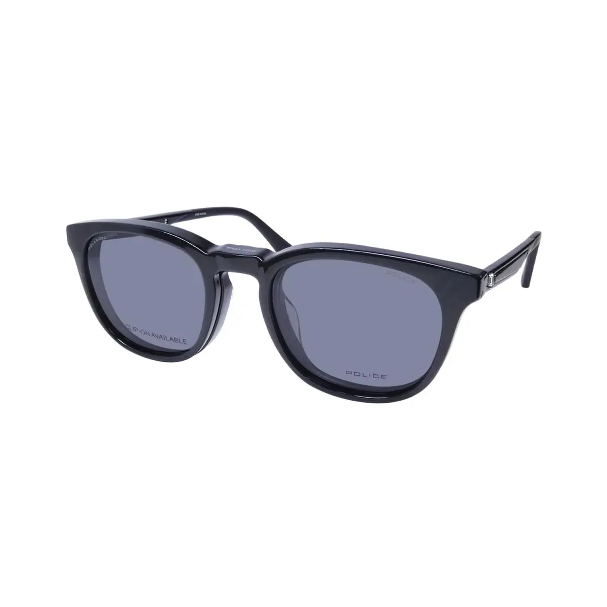 VPLF02 Groove 2 Sunglass Clip-on Lenses Eyeglass Frame/glasses For Men Black by Police