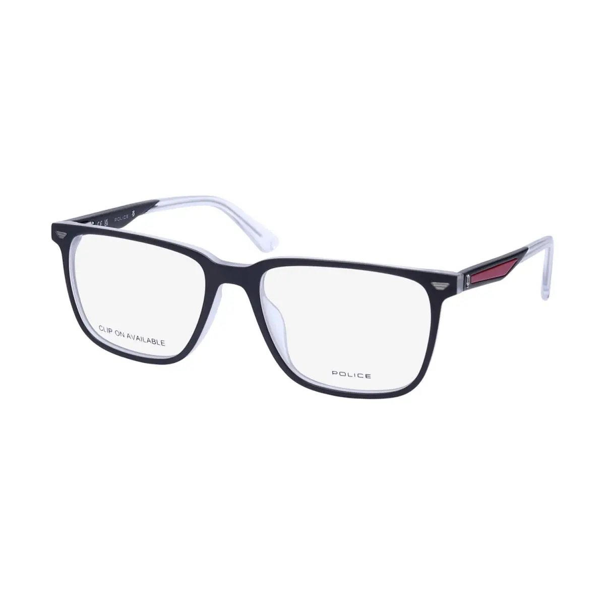 VPLF01 Groove 1 Eyeglass Frame/eyewear European Luxury Fashion Designer Grey / Crystal by Police