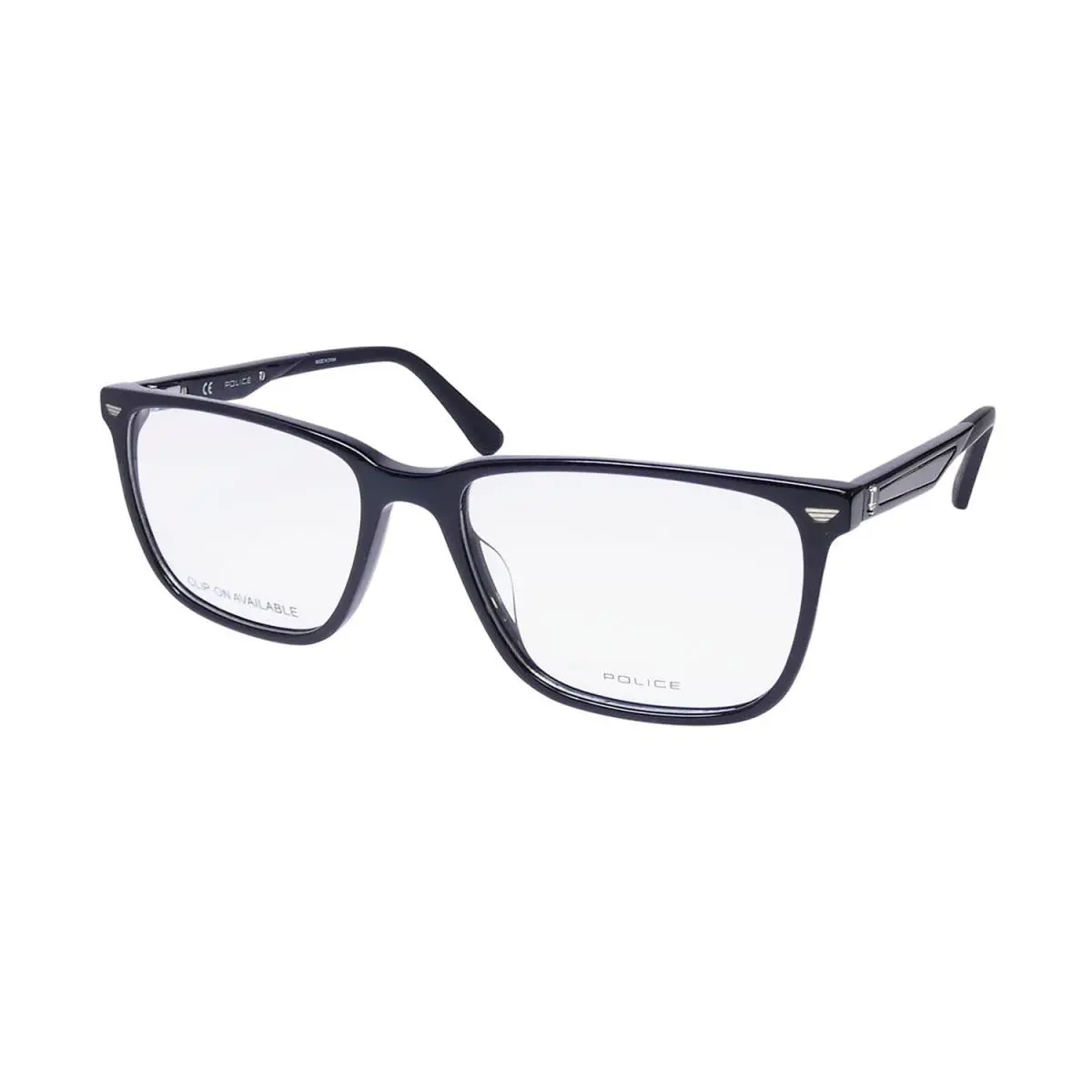 Police VPLF01 Groove 1 Glasses Black Plastic 0700 Square Mens 54-17-145