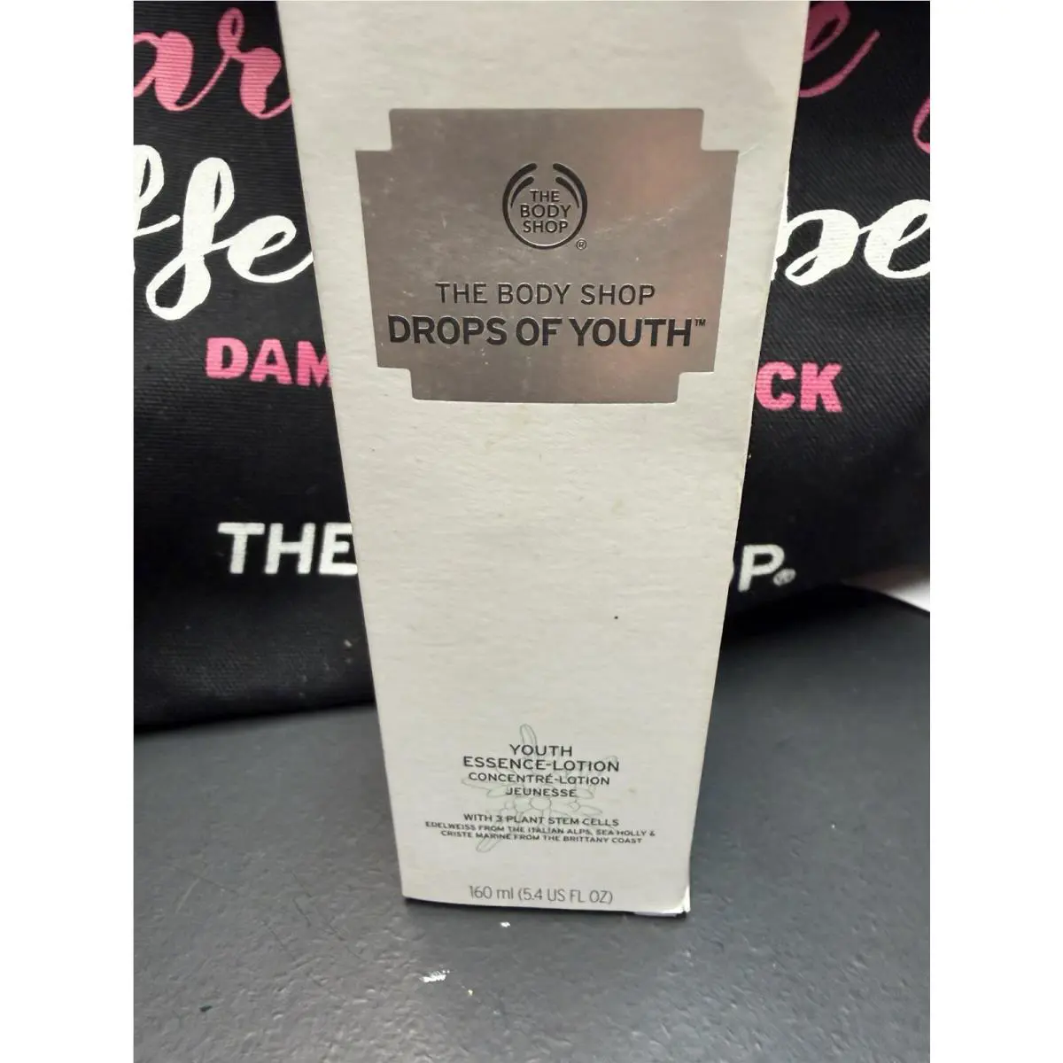 The Body Shop Drops of Youth Essence Lotion w/3 Plant Stem Cells 5.4 oz Htf by THE BODY SHOP