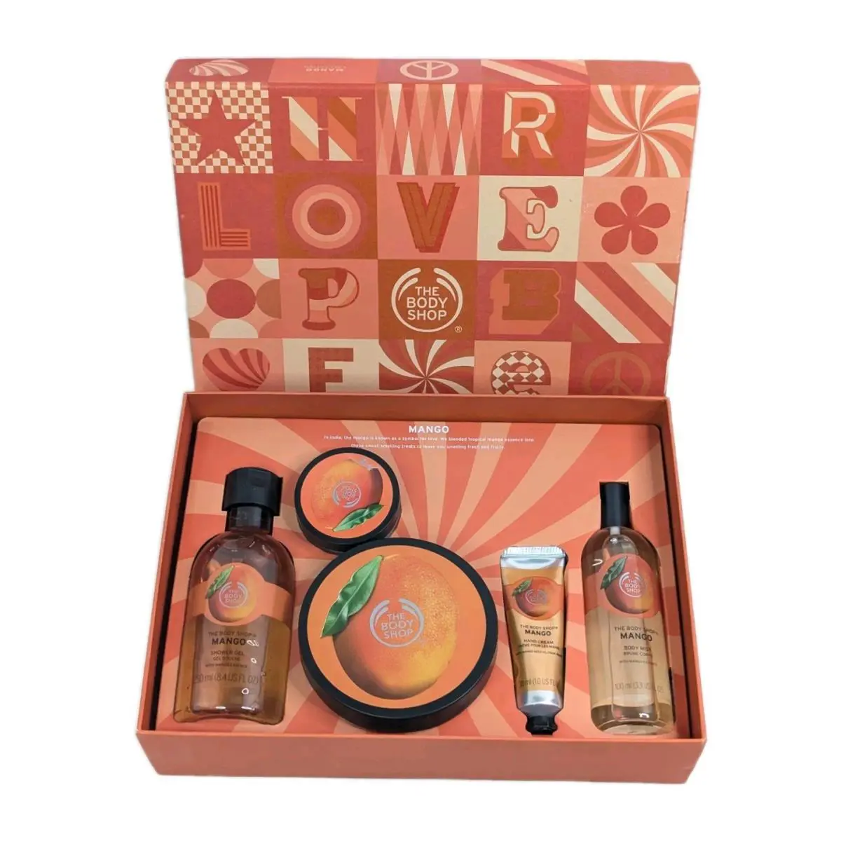 The Body Shop Mango Premium Selection Medium Gift Set 5 Item Box