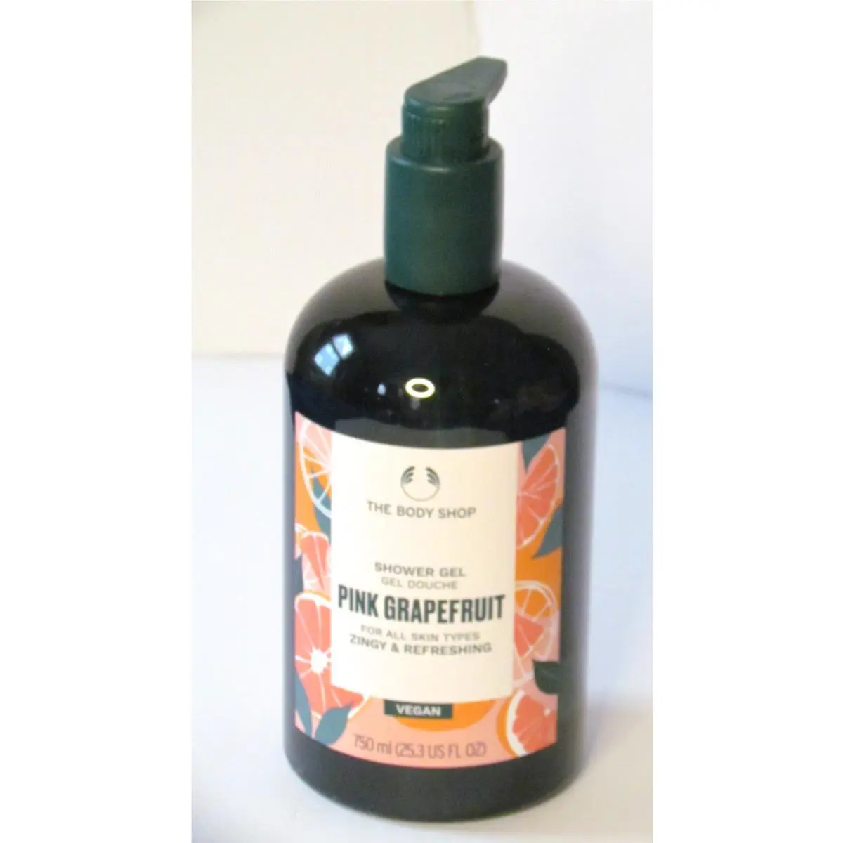 The Body Shop Pink Grapefruit Vegan Shower Gel Jumbo Size 25.3 Fl Oz by THE BODY SHOP