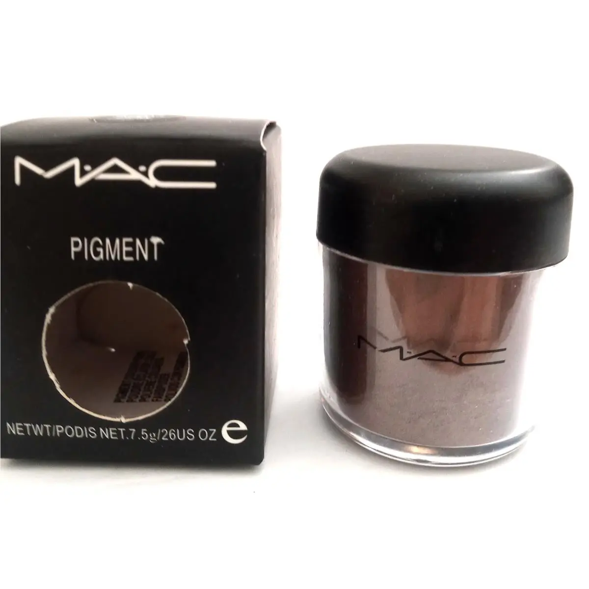 Mac Pigment Eyeshadow Powder 7.5g /.26 oz Chocolate Brown Jumbo Jar by MAC Cosmetics