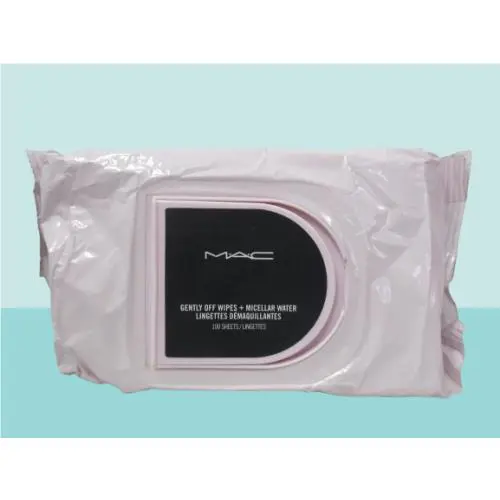 Mac Gently Off Wipes + Micellar Water Makeup Remover 100 Sheets