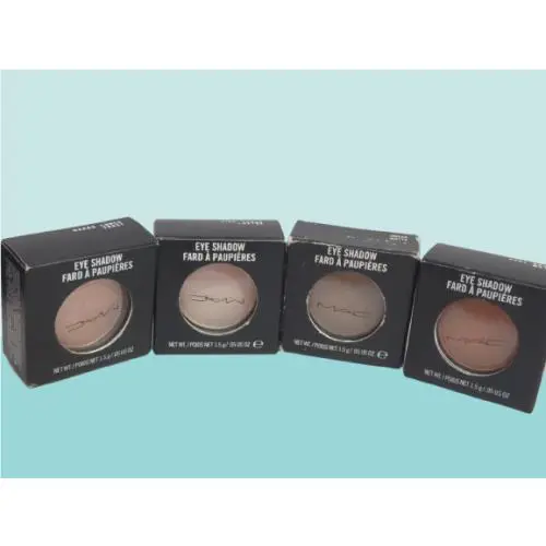 Mac Eye Shadow Soft Brown Omega Matte Pink Venus Lustre Naked Lunch Frost